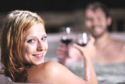 chalet prive jacuzzi laponie suede finlande scandinavie