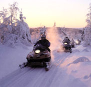 motoneige laponie finlandaise